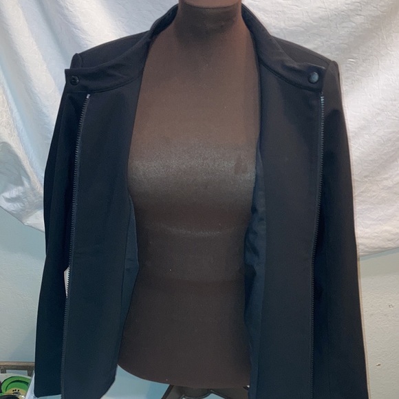 Lane Bryant Womens SZ 20 Jacket Solid Black Zip Up Long Sleeve Zip Pockets NWOT - Picture 11 of 13